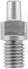 Underhammer nipple, 1/4-28 thread, 5/16" long, for #11 CCI cap, stainless steel

Cone length: 0.438" Thread journal length: 0.312"  Overall length: 0.750" Diameter of base: 0.307" 